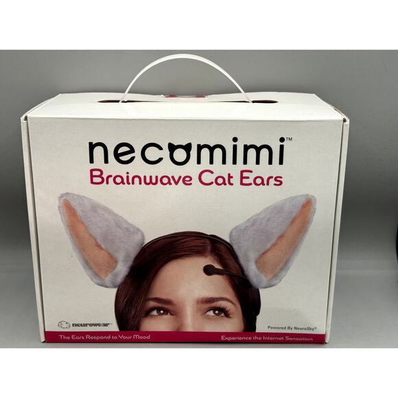 Necomimi Brainwaves Cat Ears Cosplay Headband - Picture 1 of 4